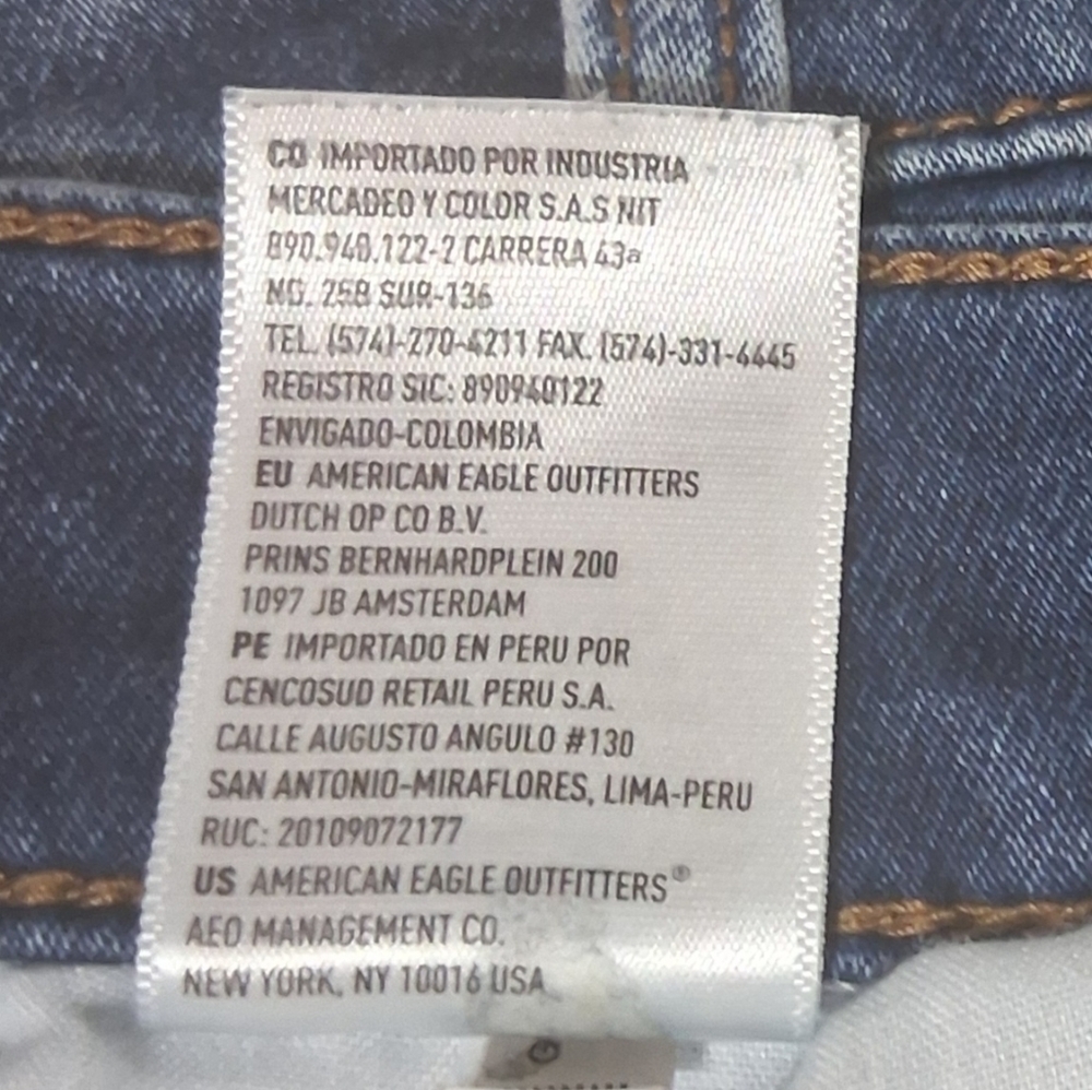 EUC‎ AMERICAN EAGLE Sz. 2R Super Stretch Skinny Jeggings - Picture 13 of 13
